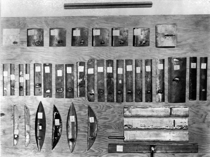 Wright Wind Tunnel Test Wing Shapes